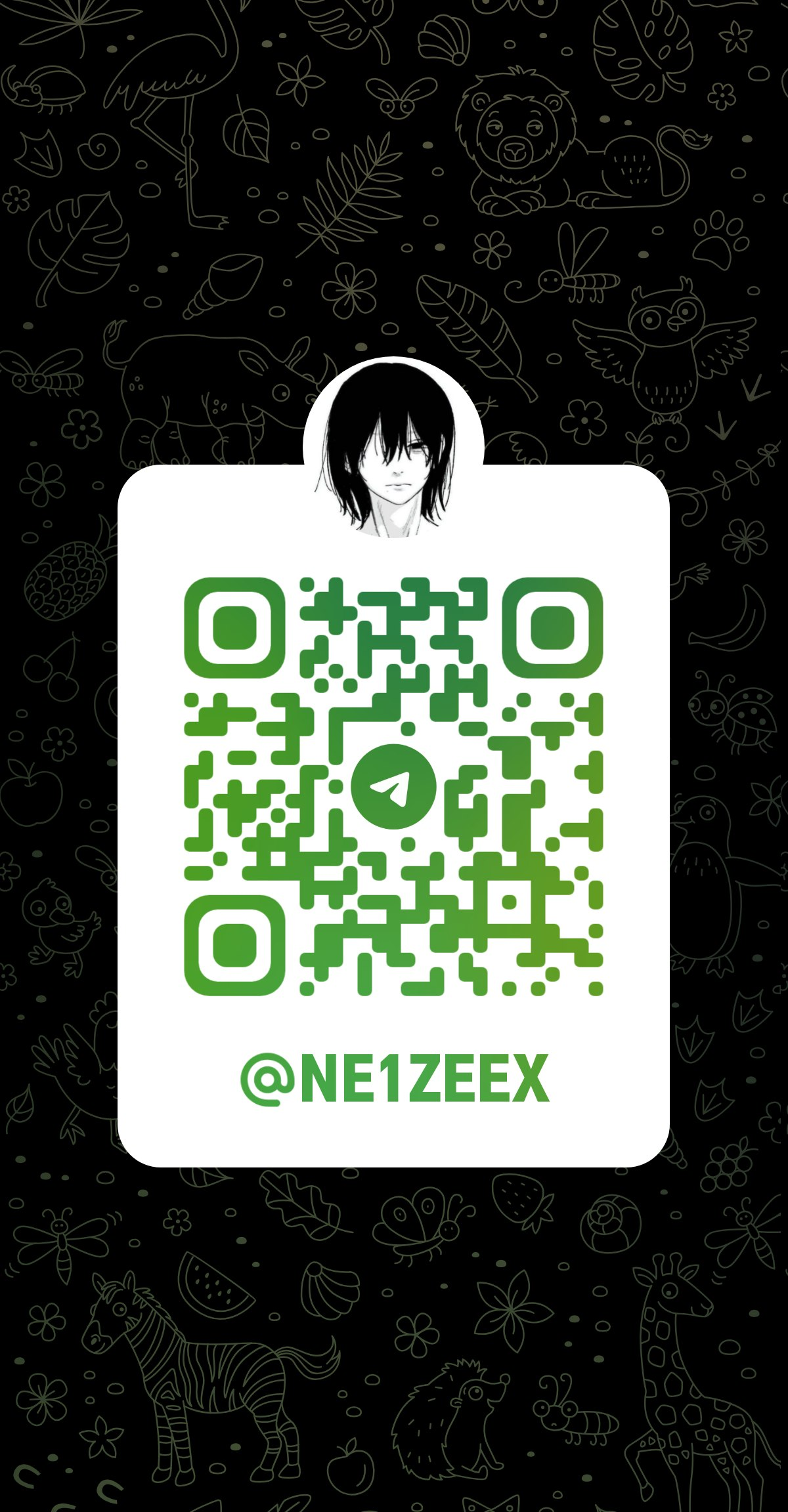 QR-код Telegram-контакта